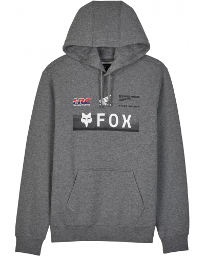 FOX mikina FOX X HONDA fleece 24 heather graphite