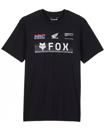 FOX tričko FOX X HONDA Premium Ss 24 black
