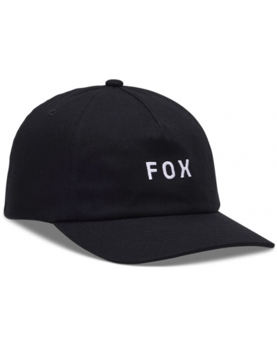 FOX kšiltovka WORDMARK Adjustable black/white