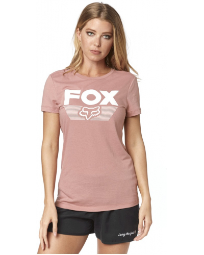 FOX tričko ASCOT SS CREW dámske blush