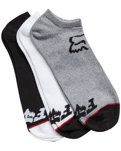 FOX ponožky NO SHOW black/white/grey