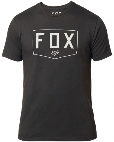 FOX triko SHIELD SS Premium black vintage