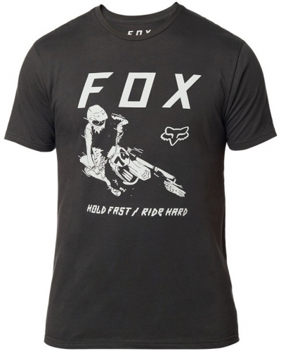 FOX tričko HOLD FAST SS Premium black vintage