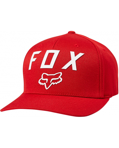 FOX šiltovka NUMBER 2 Flexfit chilli