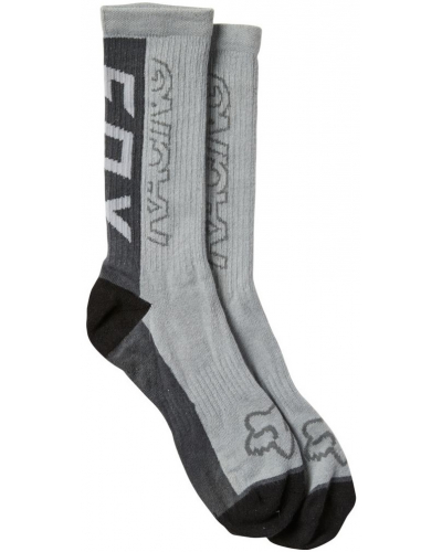 FOX ponožky SKEW CREW steel grey