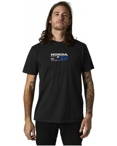 FOX tričko HONDA SS 21 Premium black