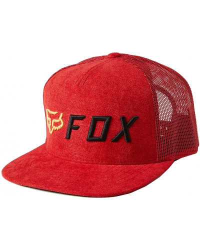 FOX šiltovka APEX Snapback red / black