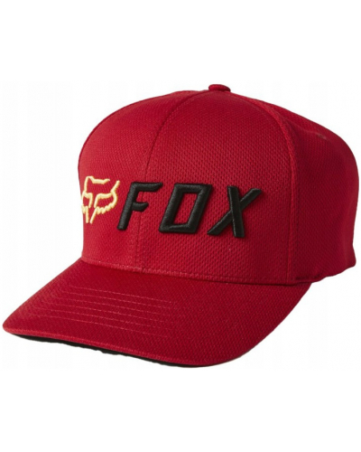 FOX šiltovka APEX Flexfit red / black