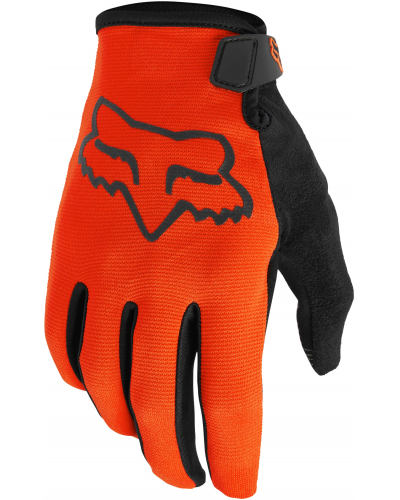 FOX cyklo rukavice RANGER detské fluo orange