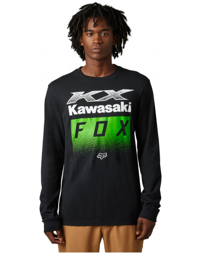 FOX triko KAWASAKI LS Premium black