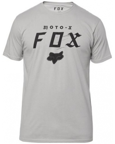 FOX tričko MOTO-X SS Premium steel grey