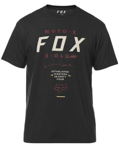 FOX tričko DUNES SS Premium black