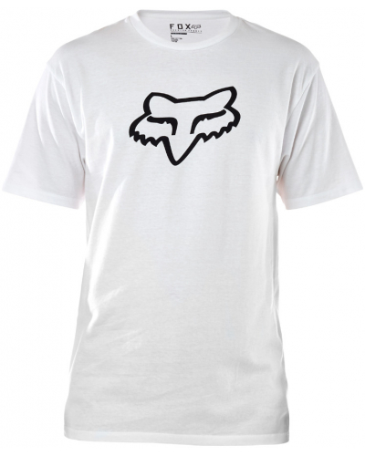 FOX tričko LEGACY FOX HEAD SS Premium optic white