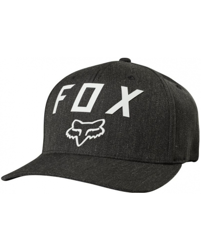 FOX šiltovka NUMBER 2 Flexfit heather graphite