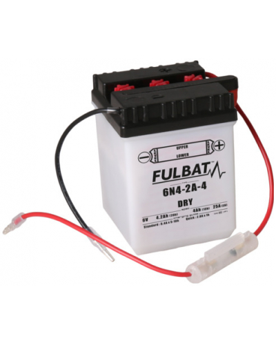 FULBAT konvenční motocyklová baterie 6N4-2A-4 Včetně balení kyseliny