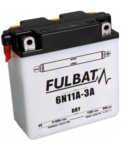 FULBAT konvenční motocyklová baterie 6N11A-3A Včetně balení kyseliny