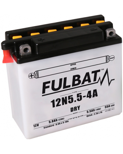 FULBAT konvenční motocyklová baterie 12N5.5-4A