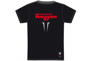 FURYGAN triko FLAMES black/white/red