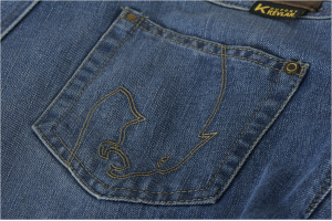 FURYGAN nohavice jeans KATE X KEVLAR dámske medium blue