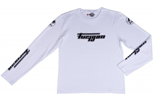 FURYGAN tričko T.S RACING ML white/black