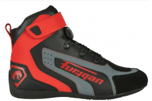 FURYGAN topánky V4 EASY D3O black/red