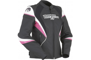 FURYGAN bunda XENIA RACING dámská black/white/pink