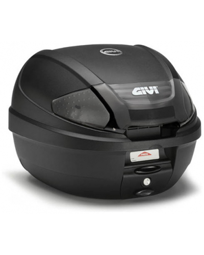 GIVI E300NT2 TECH kufor čierny, číre odrazky, nové zatváranie (Monolock s platňou), objem 30 litrov.