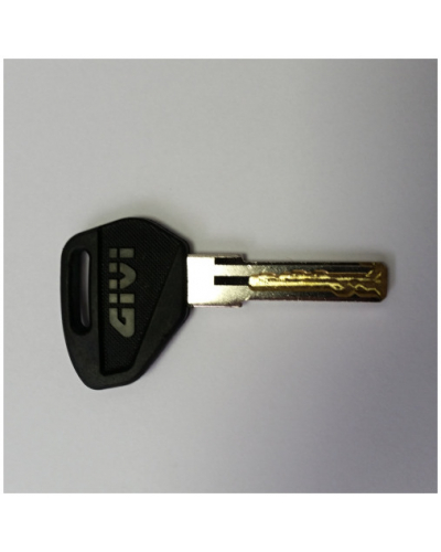 GIVI Z2400CNGR samostatný kľúč k zámku (pre zámok SL), čierny, polotovar, hrúbka kľúča 3 mm