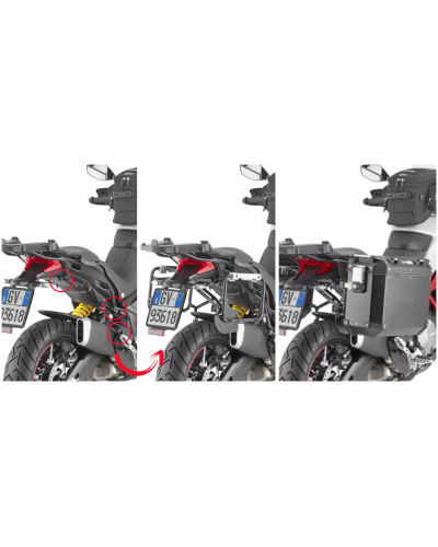 GIVI PLOR7412CAM trubkový nosič Ducati Multistrada 1260 Enduro/Multistrada 950 S (19-21) pro OBK