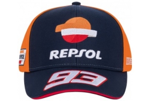 GP APPAREL kšiltovka REPSOL MM93 Marquez blue/orange