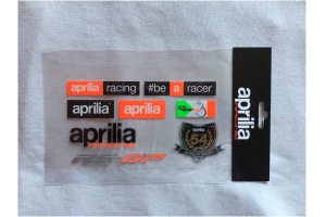 GP APPAREL samolepky APRILIA RACING black / red