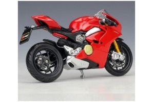 BBURAGO model motorky DUCATI Panigale V4 red