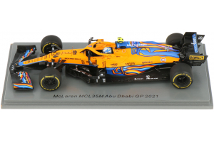 SPARK model formule McLAREN MCL35M F1 Abu Dhabi GP Lando Norris 2021 1:43