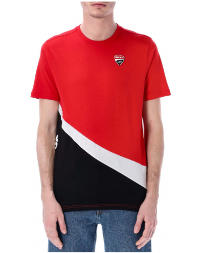 GP APPAREL tričko DUCATI CORSE Patch Logo black/red