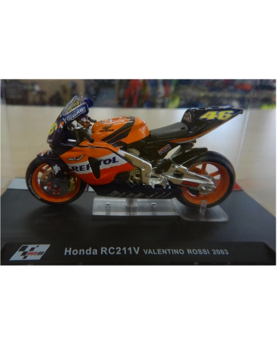 DEAGOSTINI model motorky GP HONDA RX211V Valentino Rossi 2003