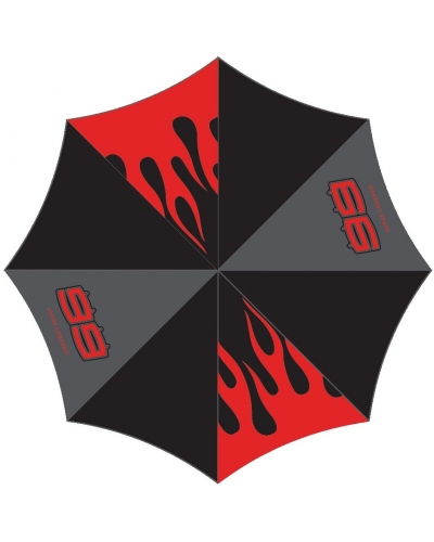 GP APPAREL deštník LORENZO black/red