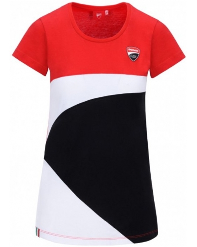 GP APPAREL tričko DUCATI CORSE WOMAN red/white/black