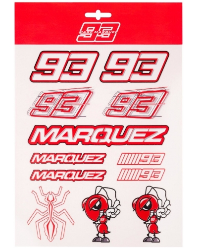 GP APPAREL nálepky MM93 Big Marquez multicolor