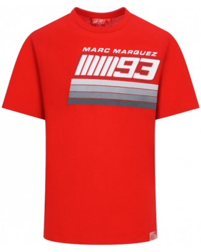 GP APPAREL triko MM93 Stripes Marquez red