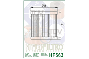 HIFLO olejový filtr HF563