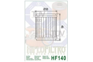 HIFLO olejový filter HF140