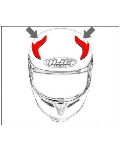 HJC ventilácia FG-ST Horná Ghost Rider