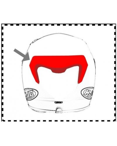 HJC ventilácia FG-ST Zadná Ghost Rider