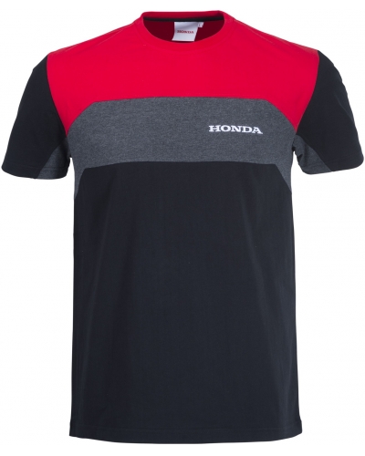 HONDA tričko CORPO 19 black/red/grey