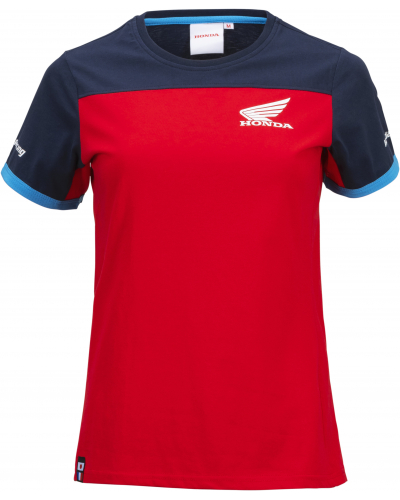 HONDA tričko RACING 22 dámske red/blue