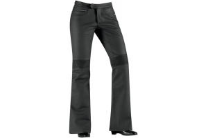 ICON kalhoty HELLA Leather dámské black