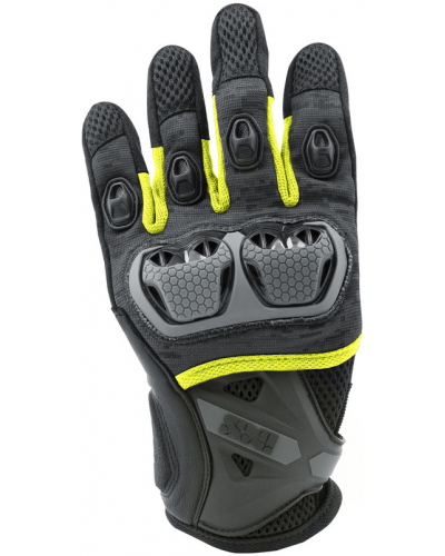 IXS rukavice iXS LT MONTEVIDEO AIR S X40449 black/grey/neon yellow