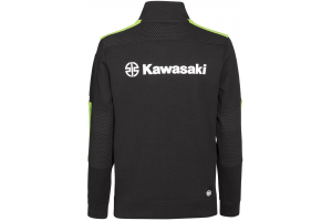 KAWASAKI mikina RIVER MARK Zips black/green