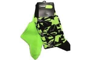 KAWASAKI ponožky CAMO black / green