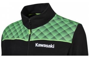 KAWASAKI mikina SPORTS Zip 20 black / green